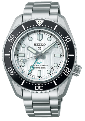 Buy Shop Seiko Prospex Sea Arctic Ocean GMT Limited Edition Silver Dial Silver Steel Strap Watch For Men - SPB439J1 USA Online