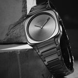 Buy Shop D1 Milano Square Gray Dial Grey Steel Strap Watch for Men - D1-SQBJ11 USA Online