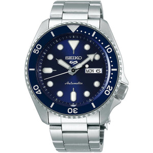 Buy Shop Seiko 5 Sports Automatic Analog Blue Dial Silver Steel Strap Watch For Men - SRPD51K1 USA Online