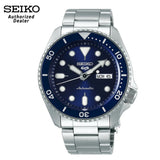 Seiko 5 Sports Automatic Analog Blue Dial Silver Steel Strap Watch For Men - SRPD51K1