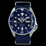 Seiko 5 Sports Automatic SKX Blue Dial Blue NATO Strap Watch For Men - SRPD51K2