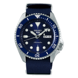 Seiko 5 Sports Automatic SKX Blue Dial Blue NATO Strap Watch For Men - SRPD51K2