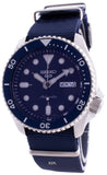 Seiko 5 Sports Automatic SKX Blue Dial Blue NATO Strap Watch For Men - SRPD51K2