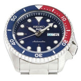 Seiko 5 Sports Automatic Blue Dial Silver Steel Strap Watch For Men - SRPD53K1