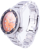 Seiko 5 Sports Automatic Orange Dial Silver Steel Strap Watch For Men - SRPD59K1