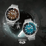 Buy Shop Seiko 5 Sports SKX Skeleton Green Dial Silver Steel Strap Watch For Men - SRPJ45K1 USA Online