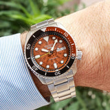 Buy Shop Seiko 5 Sports Sonar Special Edition Brown Dial Silver Steel Strap Watch For Men - SRPJ47K1 USA Online