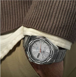Buy Shop Seiko 5 Sports Special Edition Silver Dial Silver Steel Strap Watch For Men - SRPK09K1 USA Online