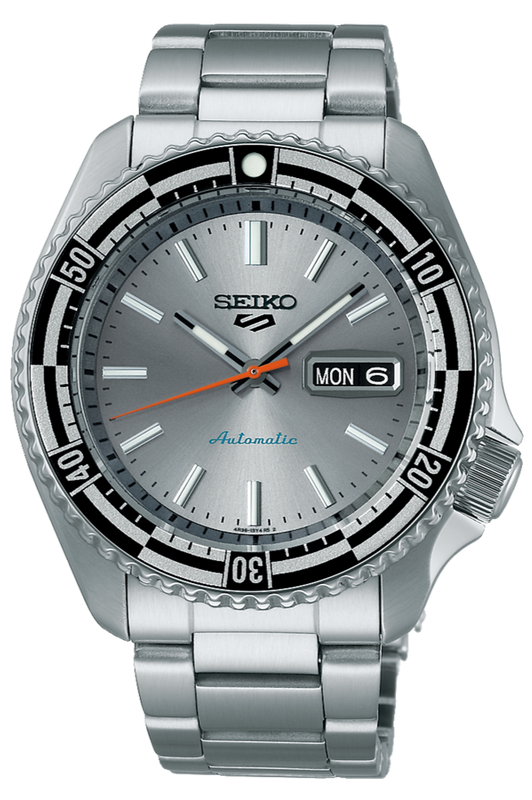 Buy Shop Seiko 5 Sports Special Edition Silver Dial Silver Steel Strap Watch For Men - SRPK09K1 USA Online