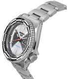 Seiko 5 Sports Special Edition Silver Dial Silver Steel Strap Watch For Men - SRPK09K1