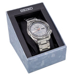 Seiko 5 Sports Special Edition Silver Dial Silver Steel Strap Watch For Men - SRPK09K1