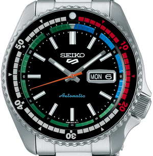 Buy Shop Seiko 5 Sports SKX Series Regatta Timer Retro Blue Dial Silver Steel Strap Watch For Men - SRPK13K1 USA Online