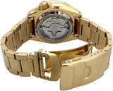 Buy Shop Seiko 5 Sports Automatic Black Dial Gold Steel Strap Watch For Men - SRPK18 USA Online