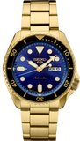Buy Shop Seiko 5 Sports US Special Edition Automatic Blue Dial Gold Steel Strap Watch For Men - SRPK20 USA Online