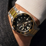 Buy Shop Seiko 5 Sports Automatic Special Creation Black Dial Two Tone Steel Strap Watch For Men - SRPK22 USA Online