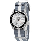 Buy Shop Seiko 5 Sports x Peanuts Surfboard Snoopy Limited Edition White Dial Two Tone NATO Strap Watch For Men - SRPK25K1 USA Online