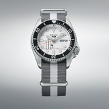 Buy Shop Seiko 5 Sports x Peanuts Surfboard Snoopy Limited Edition White Dial Two Tone NATO Strap Watch For Men - SRPK25K1 USA Online