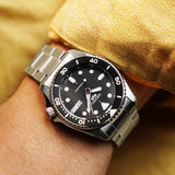 Buy Shop Seiko 5 Sports SKX Automatic Black Dial Silver Steel Strap Watch For Men - SRPK29K1 USA Online