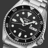 Buy Shop Seiko 5 Sports SKX Automatic Black Dial Silver Steel Strap Watch For Men - SRPK29K1 USA Online