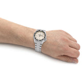 Buy Shop Seiko 5 Sports SKX Automatic Cream Dial Silver Steel Strap Watch For Men - SRPK31K1 USA Online
