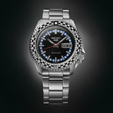 Buy Shop Seiko 5 Sports Checker Flag Special Edition Black Dial Silver Steel Strap Watch For Men - SRPK67K1 USA Online
