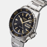 Buy Shop Seiko 5 Sport Automatic SKX Series Black Dial Silver Steel Strap Watch for Men - SRPK99K1 USA Online