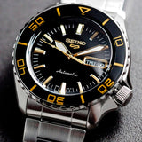 Buy Shop Seiko 5 Sport Automatic SKX Series Black Dial Silver Steel Strap Watch for Men - SRPK99K1 USA Online