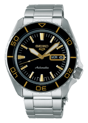 Buy Shop Seiko 5 Sport Automatic SKX Series Black Dial Silver Steel Strap Watch for Men - SRPK99K1 USA Online