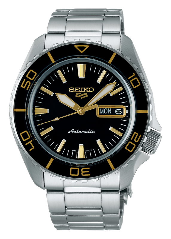 Buy Shop Seiko 5 Sport Automatic SKX Series Black Dial Silver Steel Strap Watch for Men - SRPK99K1 USA Online