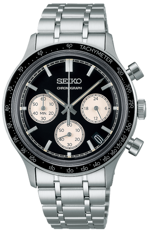 Buy Shop Seiko 5 Sport Black Dial Silver Steel Strap Watch for Men - SSB479P1 USA Online