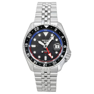 Seiko 5 Sports Special Edition Automatic Grey Dial Silver Steel Strap Watch For Men - SSK019K1