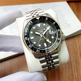 Buy Shop Seiko 5 Sports GMT US Special Edition Automatic Grey Dial Silver Steel Strap Watch For Men - SSK021K1 USA Online