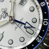Buy Shop Seiko 5 Sports SKX GMT Automatic Sky Blue Dial Silver Steel Strap Watch For Men - SSK033K1 USA Online