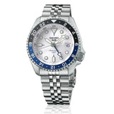 Buy Shop Seiko 5 Sports SKX GMT Automatic Sky Blue Dial Silver Steel Strap Watch For Men - SSK033K1 USA Online