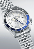 Buy Shop Seiko 5 Sports SKX GMT Automatic Sky Blue Dial Silver Steel Strap Watch For Men - SSK033K1 USA Online