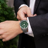 Buy Shop Seiko 5 Sports SKX GMT Automatic Green Dial Silver Steel Strap Watch For Men - SSK035K1 USA Online