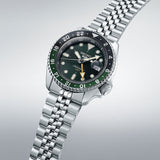 Buy Shop Seiko 5 Sports SKX GMT Automatic Green Dial Silver Steel Strap Watch For Men - SSK035K1 USA Online