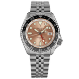 Buy Shop Seiko 5 Sports GMT Thong Sia Limited Edition Brown Dial Silver Steel Strap Watch for Men - SSK043K1 USA Online