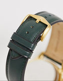 Buy Shop Fossil Townsman Chronograph Green Dial Green Leather Strap Watch for Men - FS5599 USA Online
