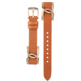 Buy Shop Fossil Riley Multifunction White Dial Orange Leather Strap Watch for Women - ES3723 USA Online