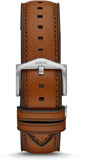 Buy Shop Fossil Neutra Automatic Luggage Skeleton Blue Dial Brown Leather Strap Watch for Men - ME3160 USA Online