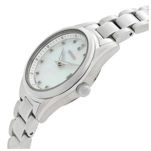 Buy Shop Seiko Diamond Silver Dial Silver Steel Strap Watch for Women - SUR579P1 USA Online