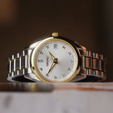 Seiko Diamond Silver Dial Two Tone Steel Strap Watch for Women - SUR582P1