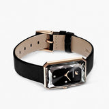 Buy Shop Swarovski Uptown Black Dial Black Leather Strap Watch for Women - 5547710 USA Online