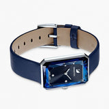 Buy Shop Swarovski Uptown Crystal Blue Dial Blue Leather Strap Watch for Women - 5547713 USA Online