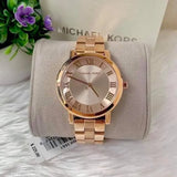 Buy Shop Michael Kors Norie Rose Gold Dial Rose Gold Steel Strap Watch for Women - MK3561 USA Online
