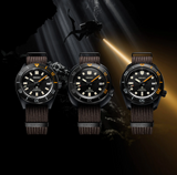 Buy Shop Seiko Prospex Black Series 1965 Limited Edition Black Dial Brown NATO Strap Watch For Men - SPB253J1 USA Online