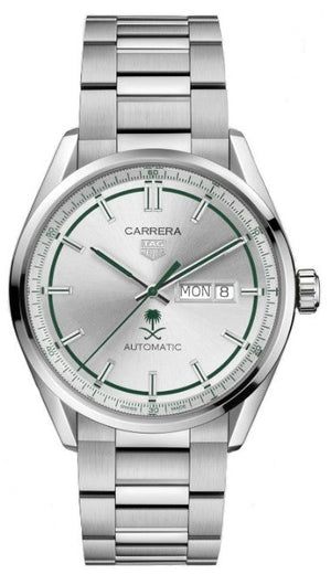 Buy Shop Tag Heuer Carrera Automatic Silver Dial Silver Steel Strap Watch for Men - WBN2015.EB0283 USA Online