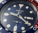 Seiko 5 Sports Automatic Blue Dial Silver Steel Strap Watch For Men - SRPD53K1