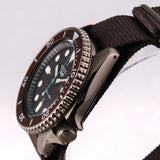 Buy Shop Seiko 5 Sport Automatic Brown Dial Brown Nylon Strap Watch For Men - SRPD85K1 USA Online